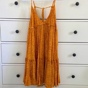 Wild Fable flora boho flowy tiered dress